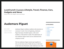 Tablet Screenshot of luxecrunch.com